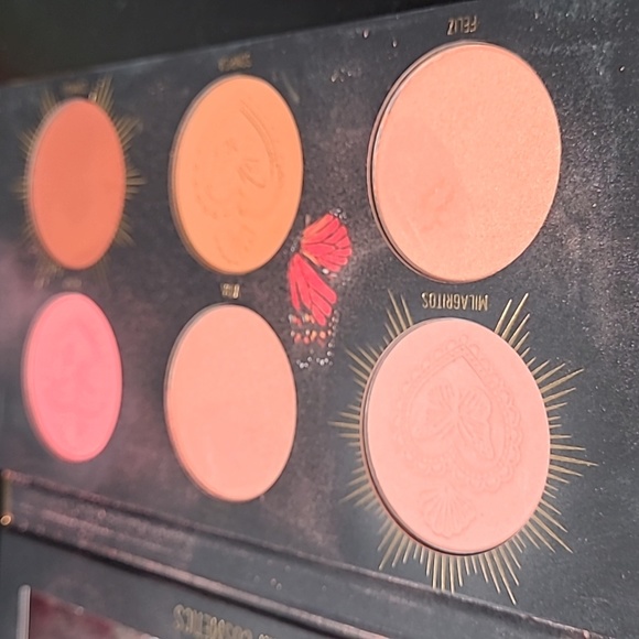 Melt Cosmetics Mariposa 6 pan Monarca blush contour face palette - Picture 2 of 12